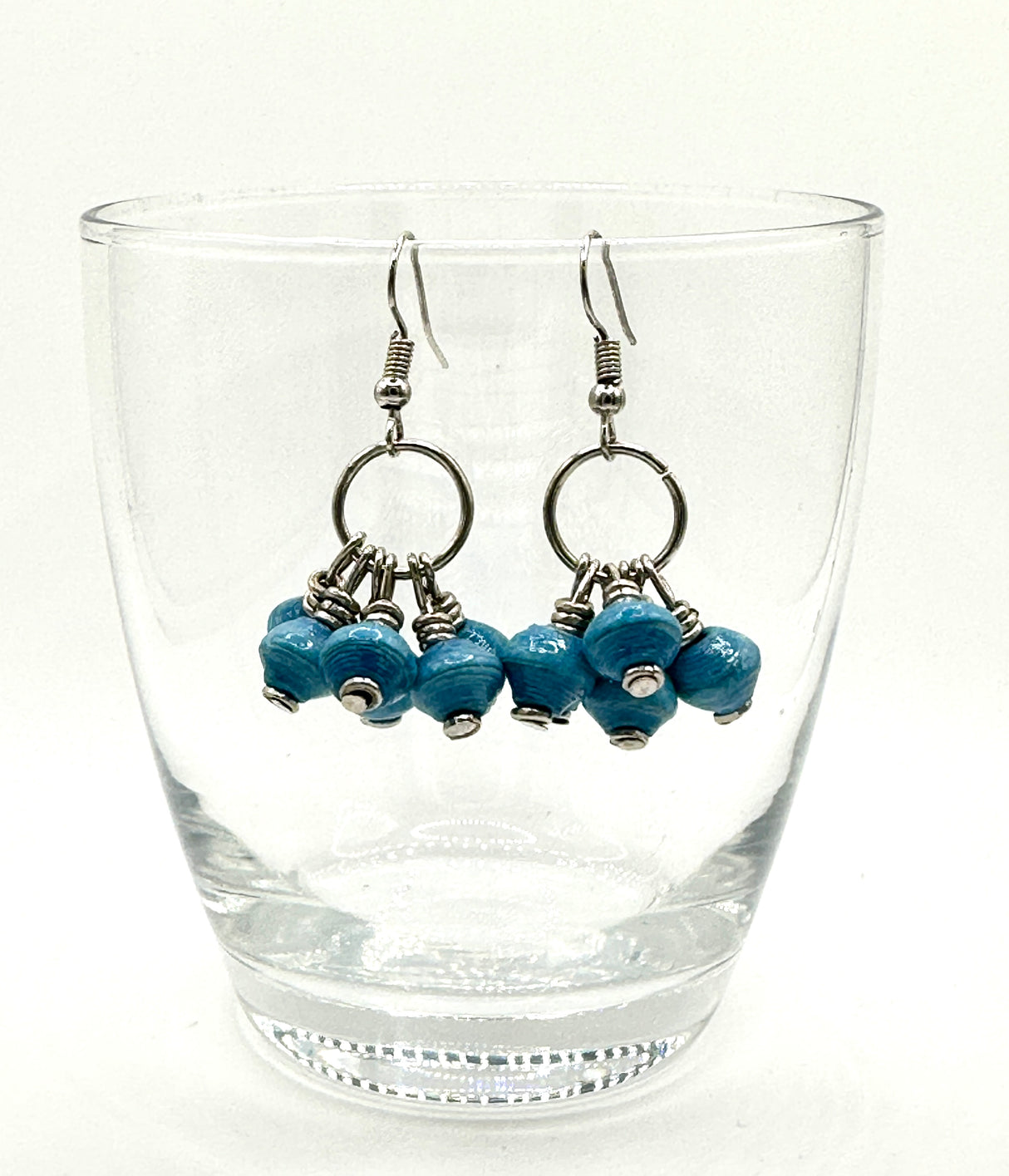 Mukaaga Paper Bead Earrings