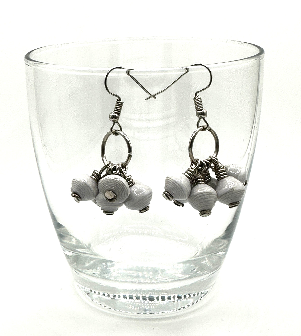 Mukaaga Paper Bead Earrings