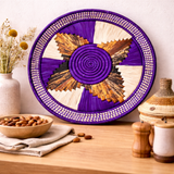 Rose Ugandan Platter Basket