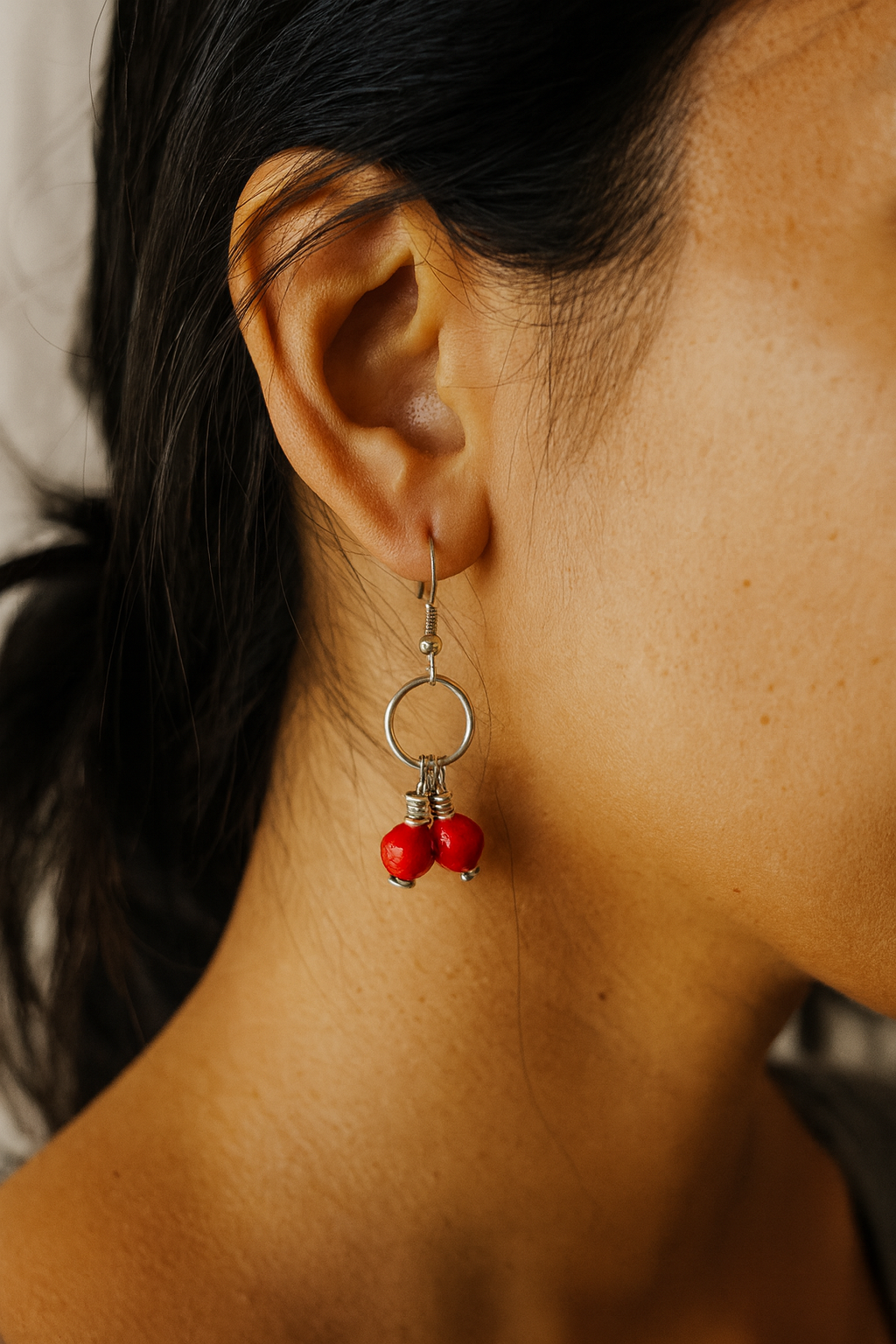 Ekitinisa Paper Bead Earrings