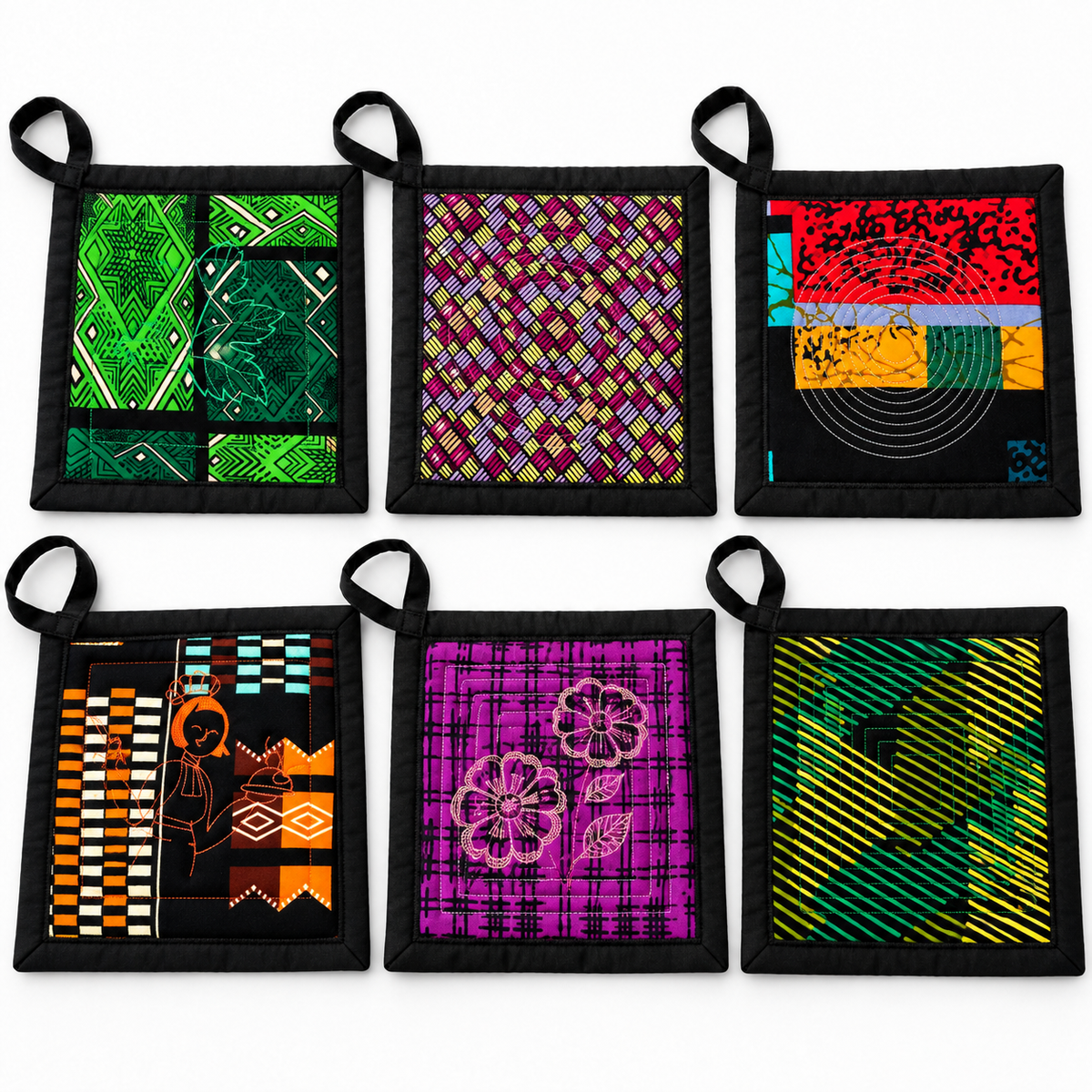 Ugandan Fabric Pot Holder