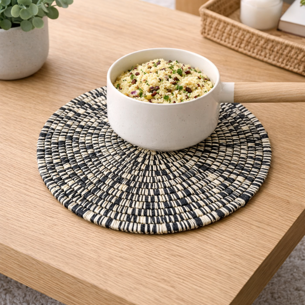 Intertwined Zebra Trivet